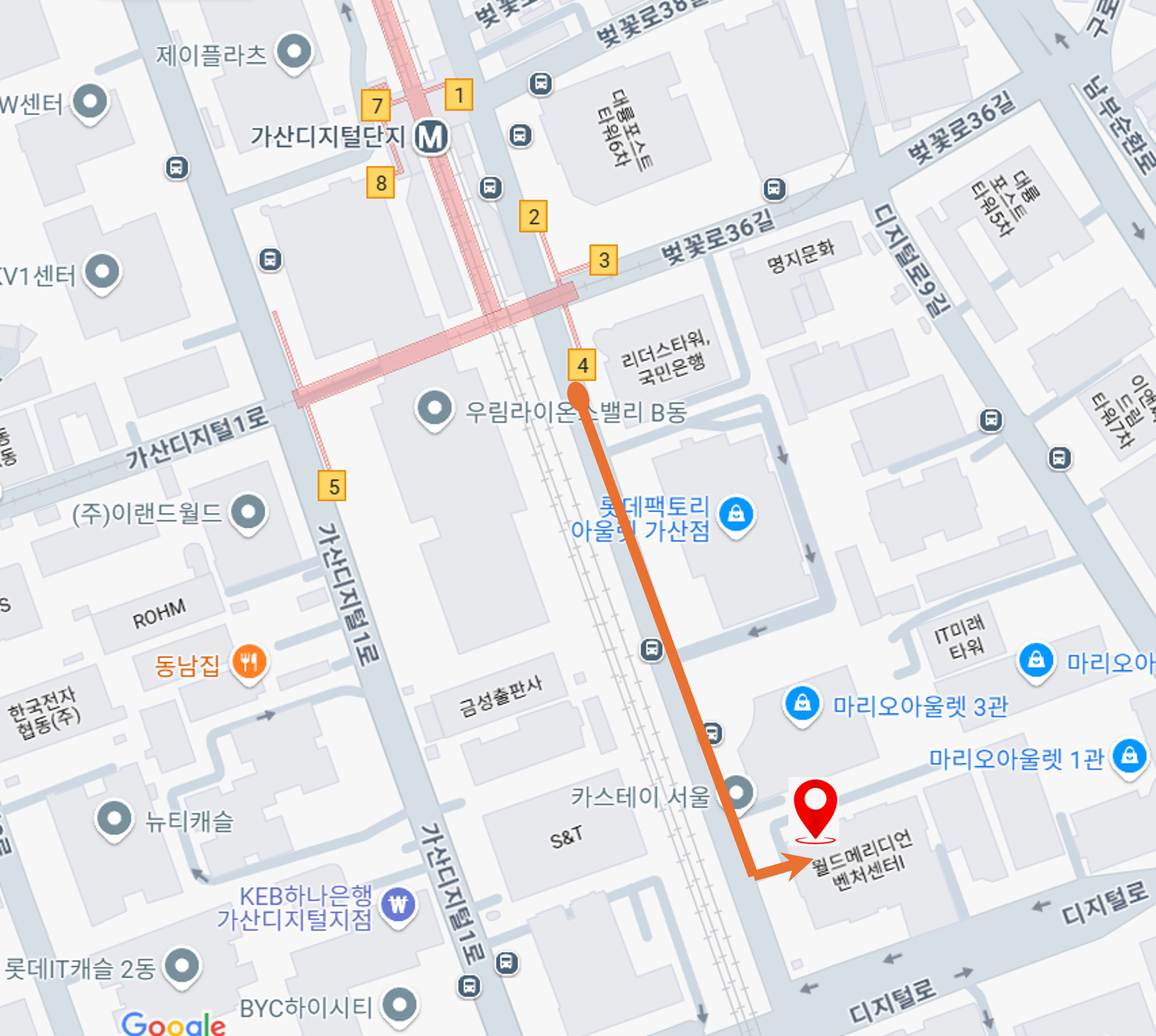 회사 위치